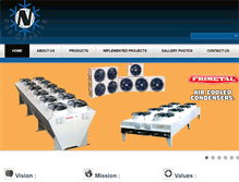 Tablet Screenshot of ncooling.com